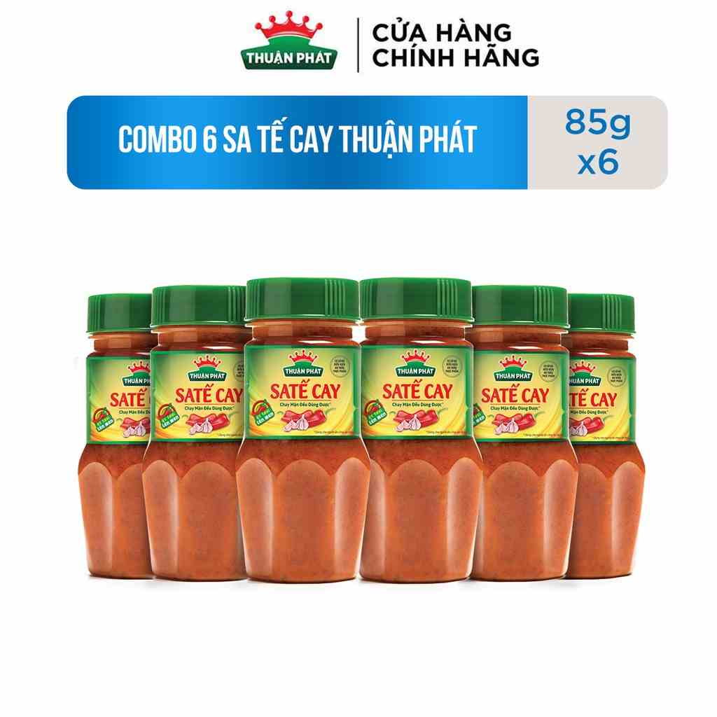 Combo 6 Sa Tế Cay Thuận Phát 85gx6