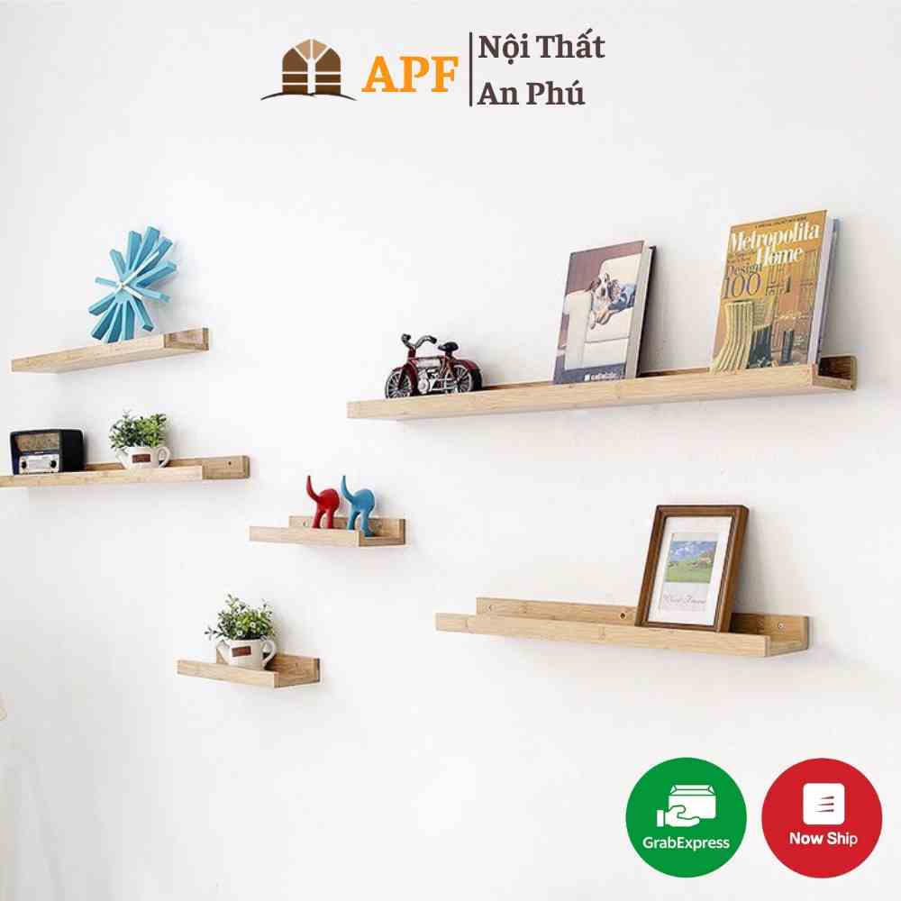 [Mã BMLTB35 giảm đến 35K đơn 99K] Kệ treo tường gỗ APF phong cách hiện đại