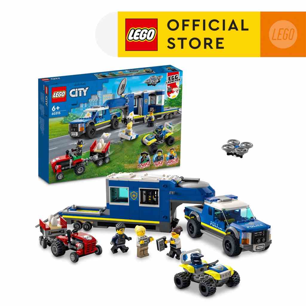 [Mã LIFEMC06CBAU giảm 50k đơn 350k] LEGO City 60315 Trạm cảnh sát lưu động (436 chi tiết)