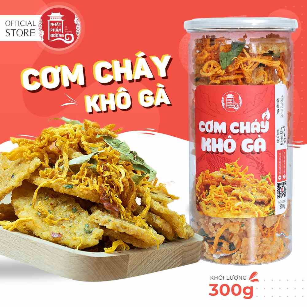 Cơm cháy khô gà 300g Nhất Phẩm Đường