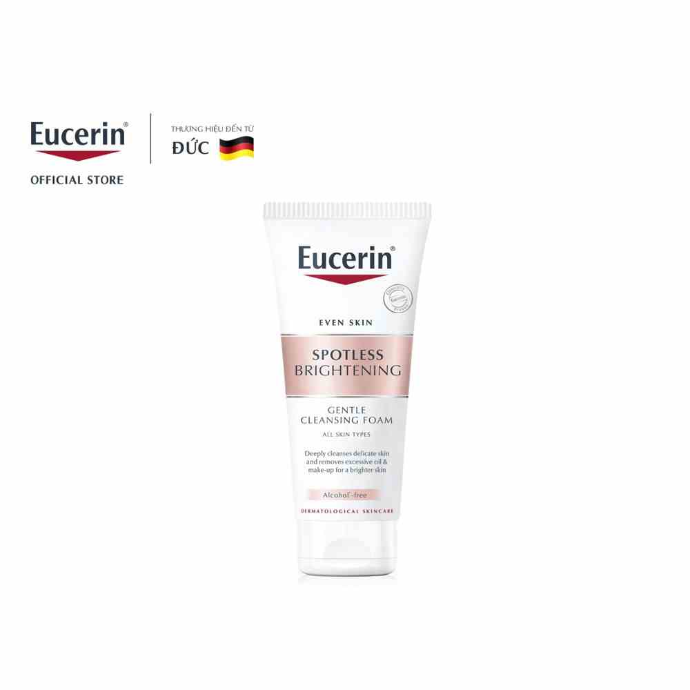 Sữa rửa mặt tạo bọt dưỡng sáng Eucerin Spotless Brightening Cleansing Foam 50g