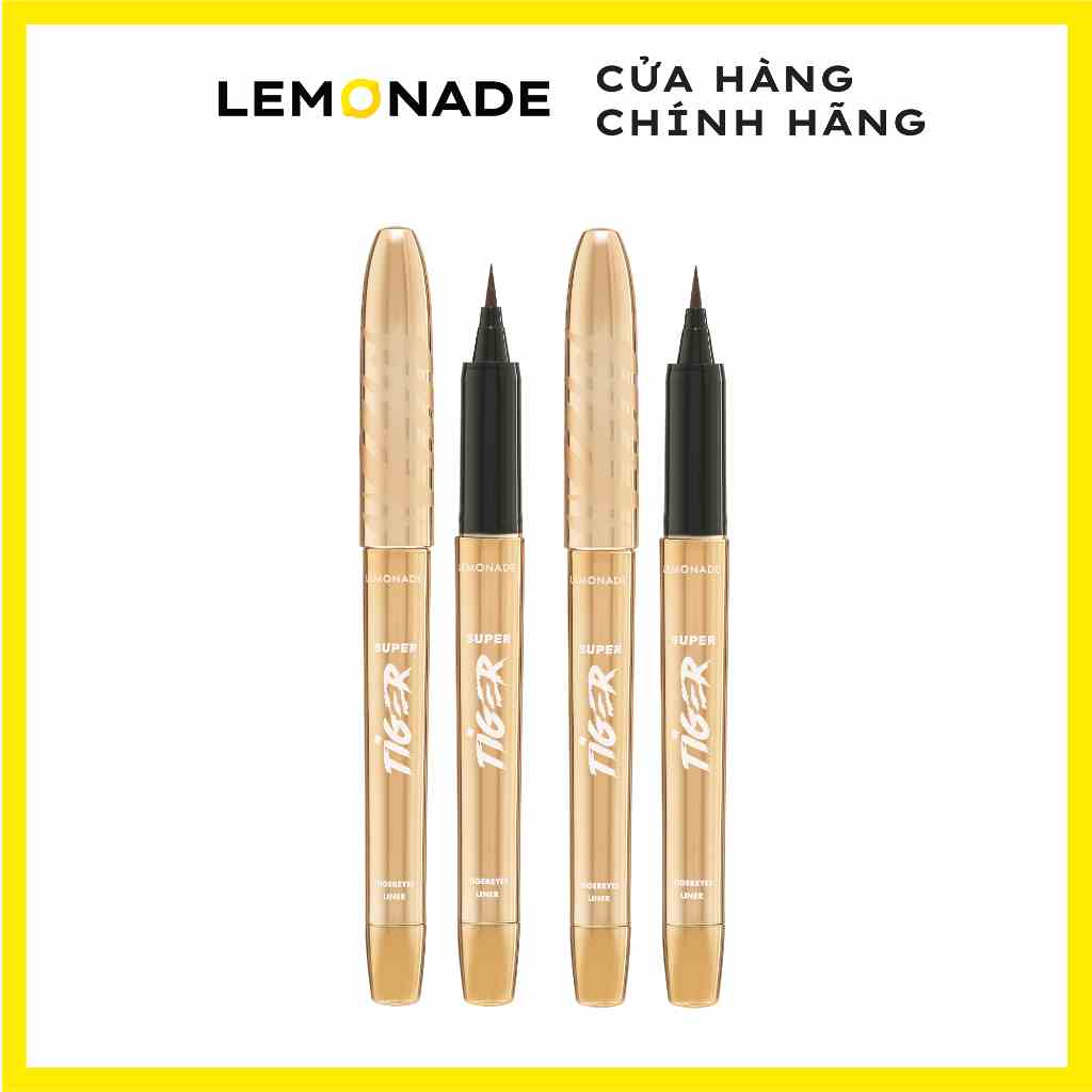 Combo 2 Bút kẻ mắt siêu mảnh Lemonade SuperTiger Micro Eyeliner (2 cây x 1g)