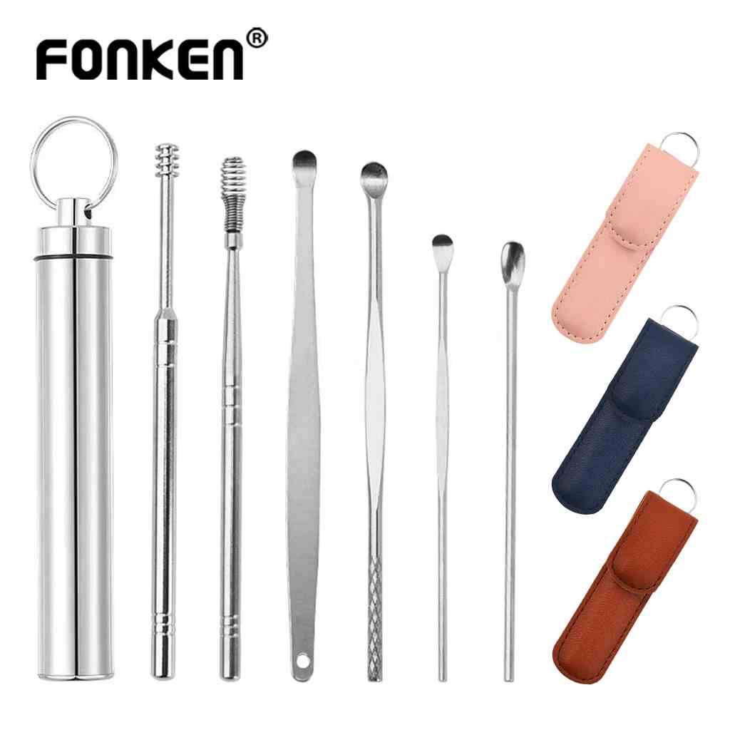 Bộ 6 dụng cụ vệ sinh tai Fonken thiết kế phù hợp cho người lớn và trẻ em