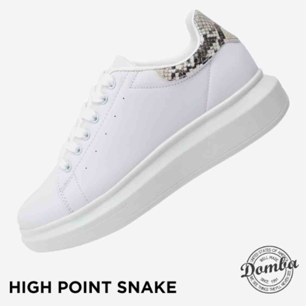 Giày Domba High Point Blue Ocean H-9021bo (White/Db Snake)) Nam Nữ  - Phối Đồ Đa Dạng (Váy, Crotop, Quần Jean,…)