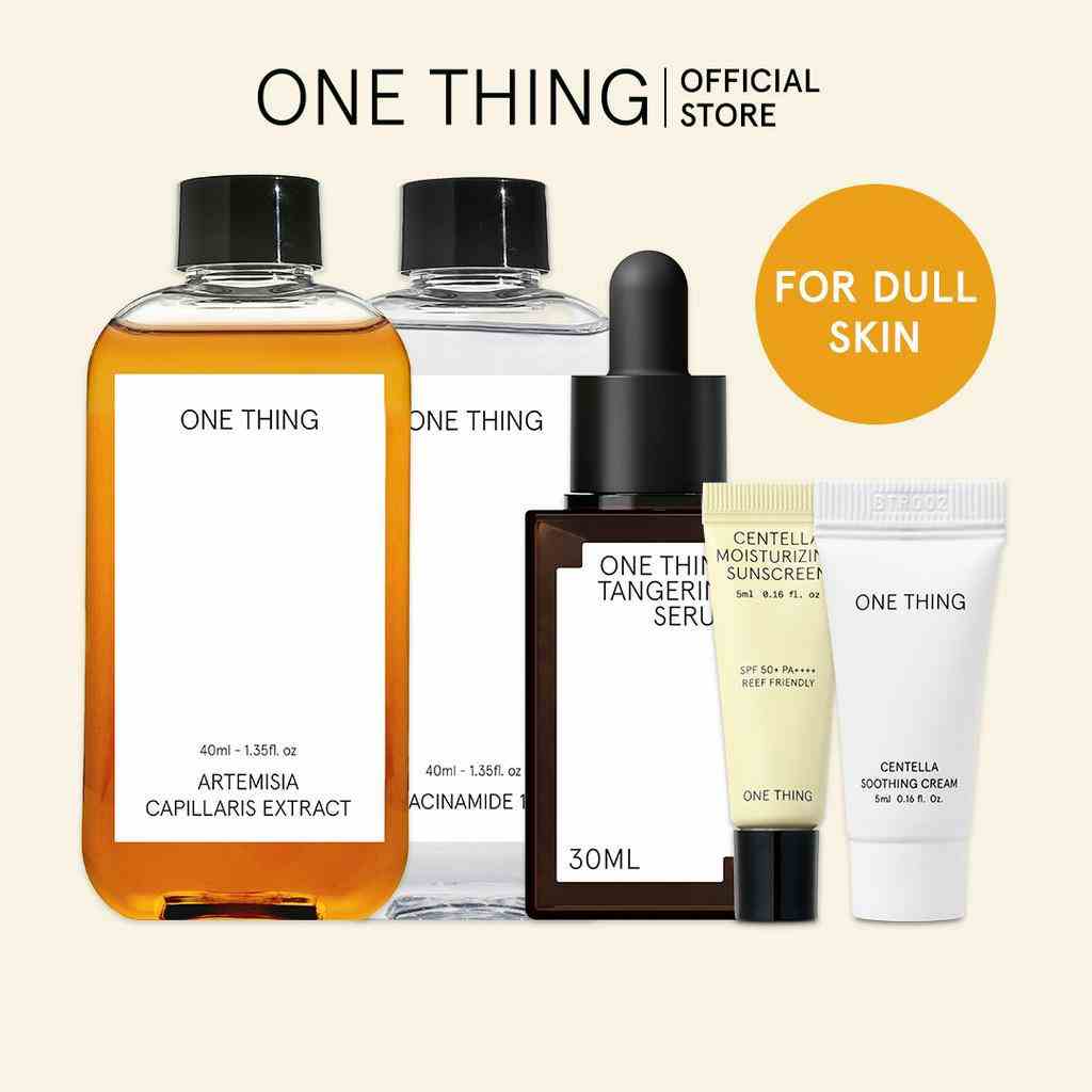 Set 5 mỹ phẩm chăm sóc da ONE THING làm sáng hiệu quả 40ml 40ml 30ml 5ml 5ml