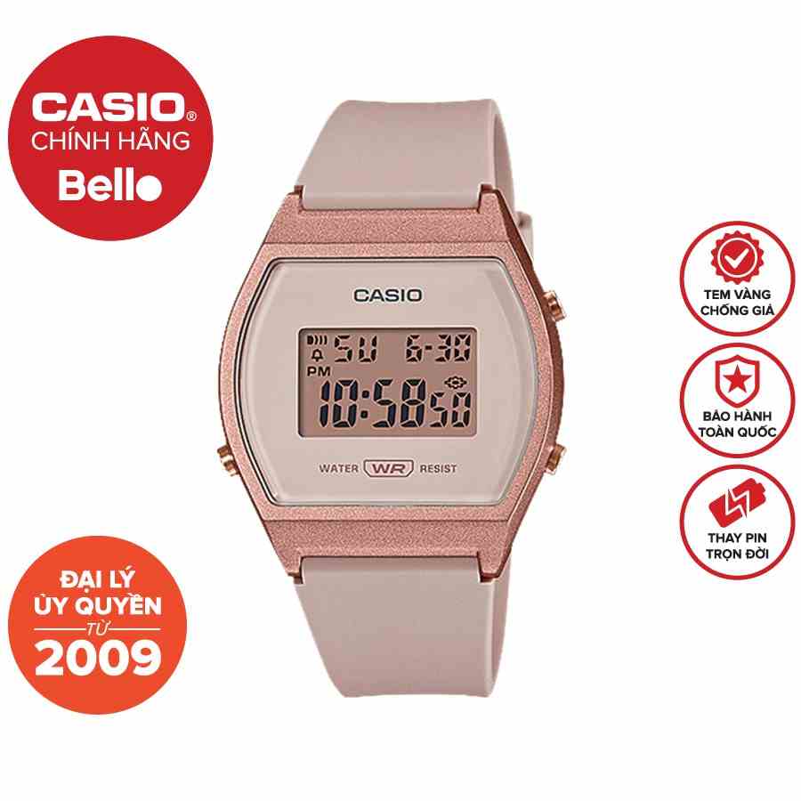 Đồng hồ Nữ dây nhựa Casio LW-204-4ADF chính hãng bảo hành 1 năm Pin trọn đời