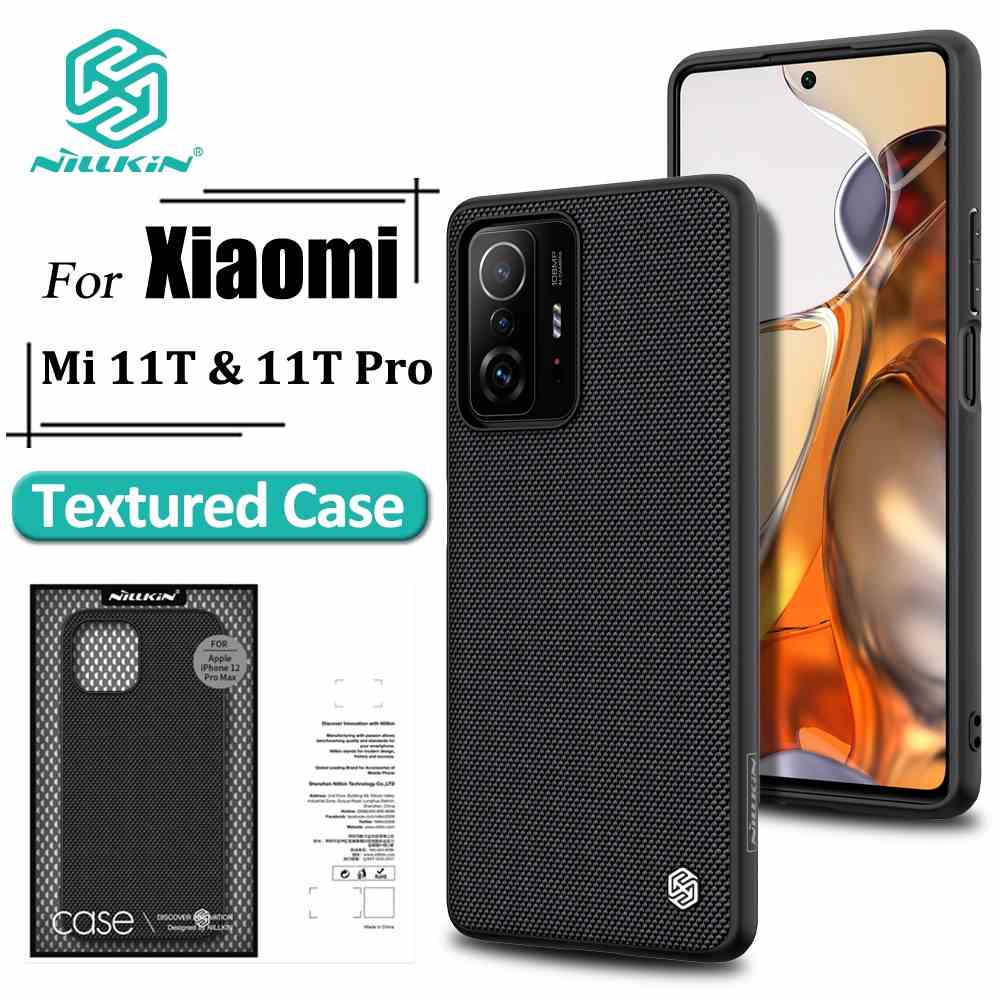 Ốp điện thoại Nillkin cho Xiaomi Mi 11T / 11T Pro bằng TPU + PC nylon chống trượt chống sốc