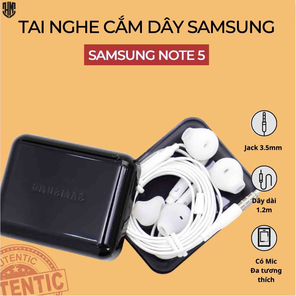 Tai nghe Samsung Galaxy S7/S7Edge tương thích tốt với mọi dòng máy - Có mic, jack 3.5mm - Nghe nhạc chơi game cực tốt