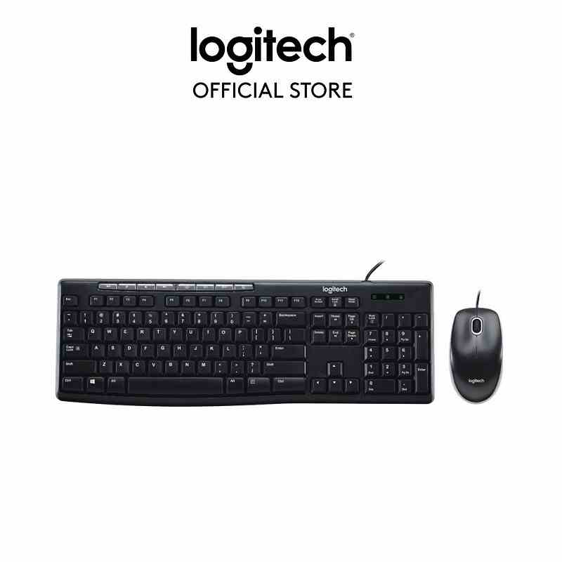 [Mã ELCL7 giảm 7% đơn 300K] Bộ bàn phím và chuột có dây Logitech MK200