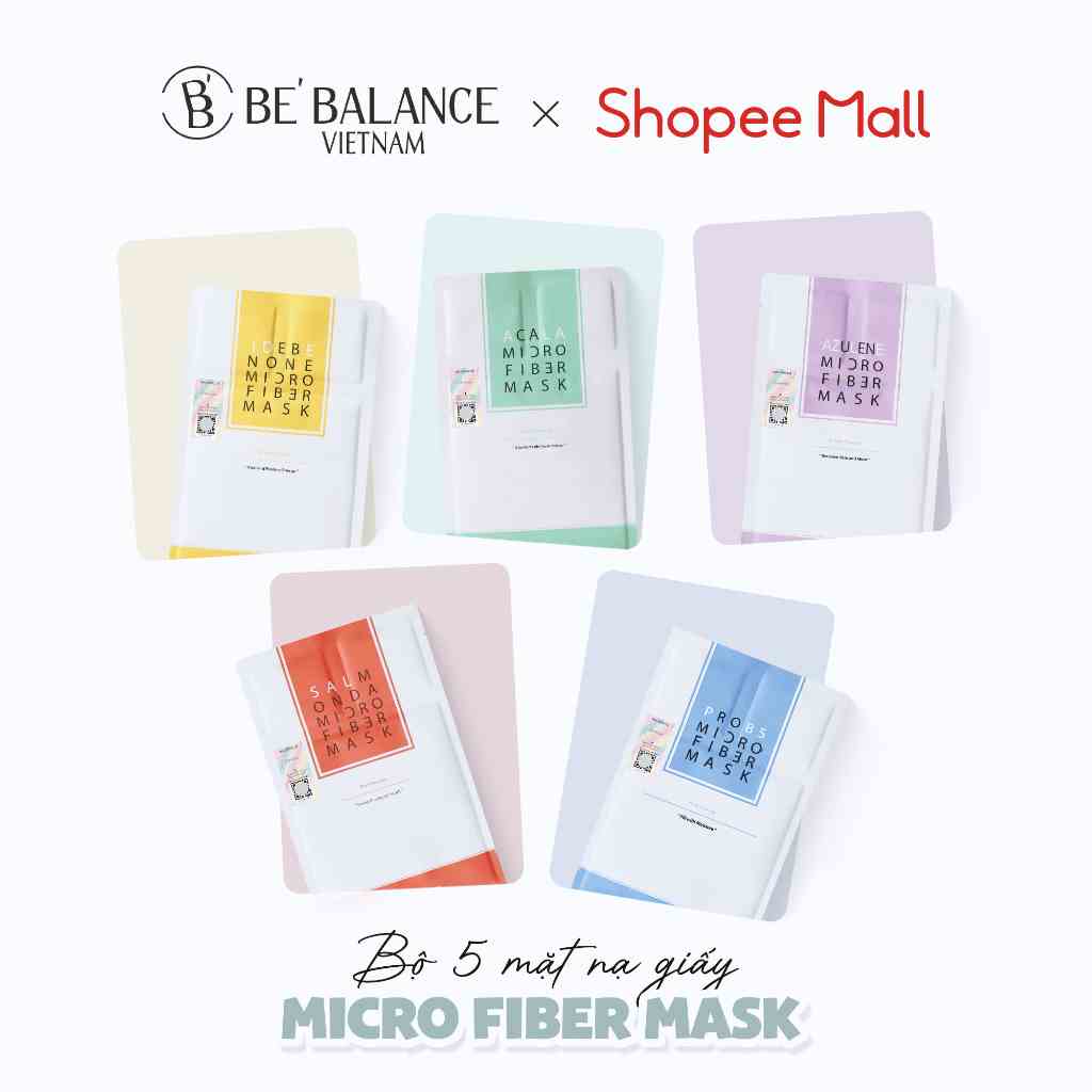 Mặt nạ dưỡng phục hồi BEBALANCE Micro Fiber Mask 1 miếng