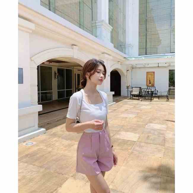 [Mã BMLTB35 giảm đến 35K đơn 99K] Ceci Cela - Quần Short Ống Vừa Năng Động Basic Short 0422