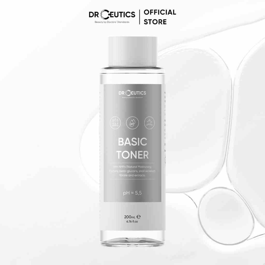 DRCEUTICS Basic Toner Cấp Ẩm Cho Da Dầu (200ml)