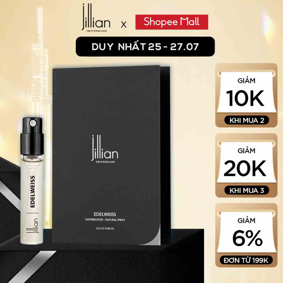 Nước hoa Nữ JILLIAN - EDELWEISS 2.5 ML