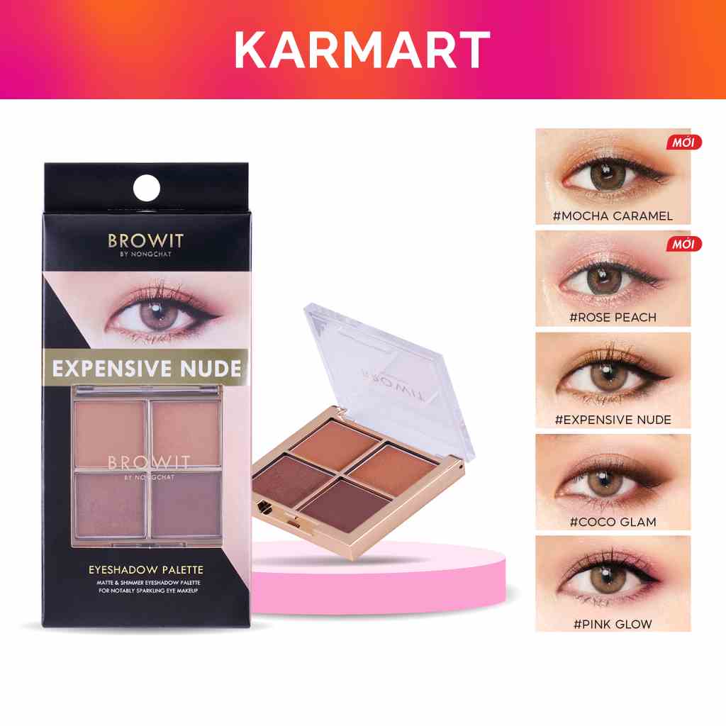 Bảng Phấn Mắt Browit Eyeshadow Palette 1g x 4Colors