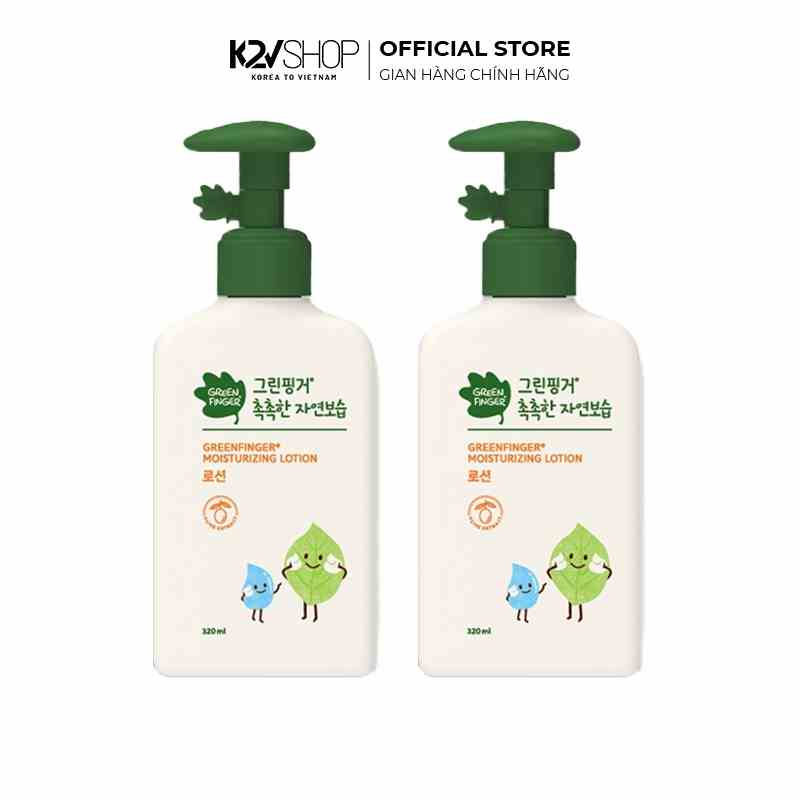 Sữa Dưỡng Da Mặt Và Cơ Thể Cho Bé 0-36 Tháng Greenfinger ChokChok Moisture Baby Lotion 320ml - K2V Shop