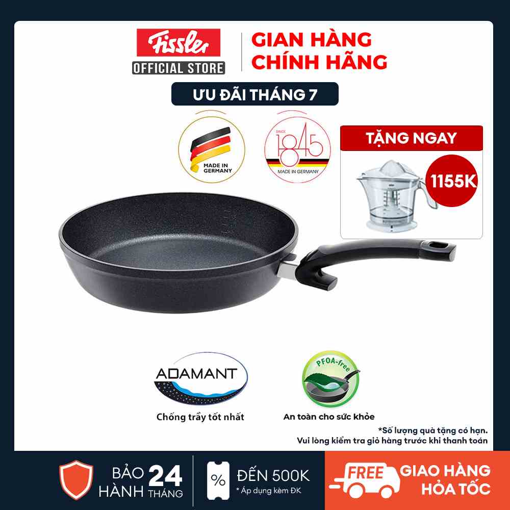 Chảo chống dính cao cấp Đức đáy từ Fissler Adamant comfort,  hàng chính hãng 100% sản xuất tại Đức.