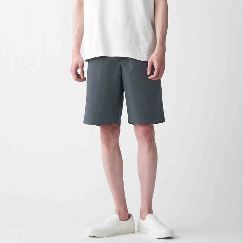 Muji Quần Short Vải Poplin Cotton Ấn Độ Nam