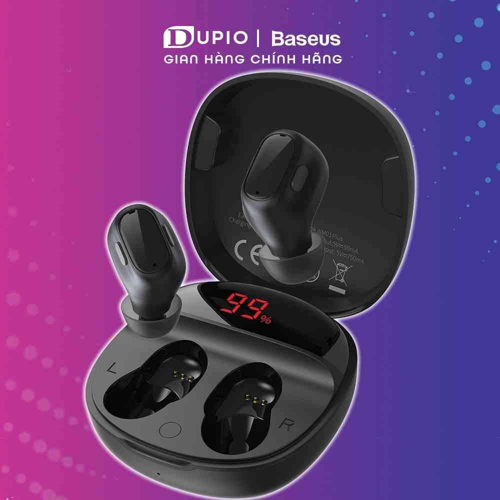 Tai nghe không dây DUPIO Baseus TN06 Bluetooth tws dung lượng pin lớn có đèn hiển thị pin