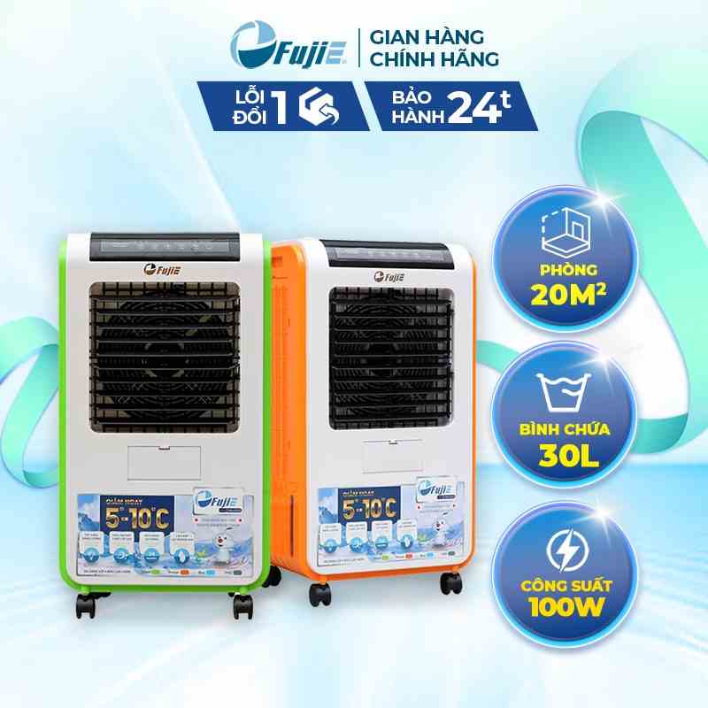 Máy làm mát cao cấp FujiE AC-601 tiết kiệm năng lượng - phạm vi làm mát lên tới 20m2 - Điều khiển từ xa