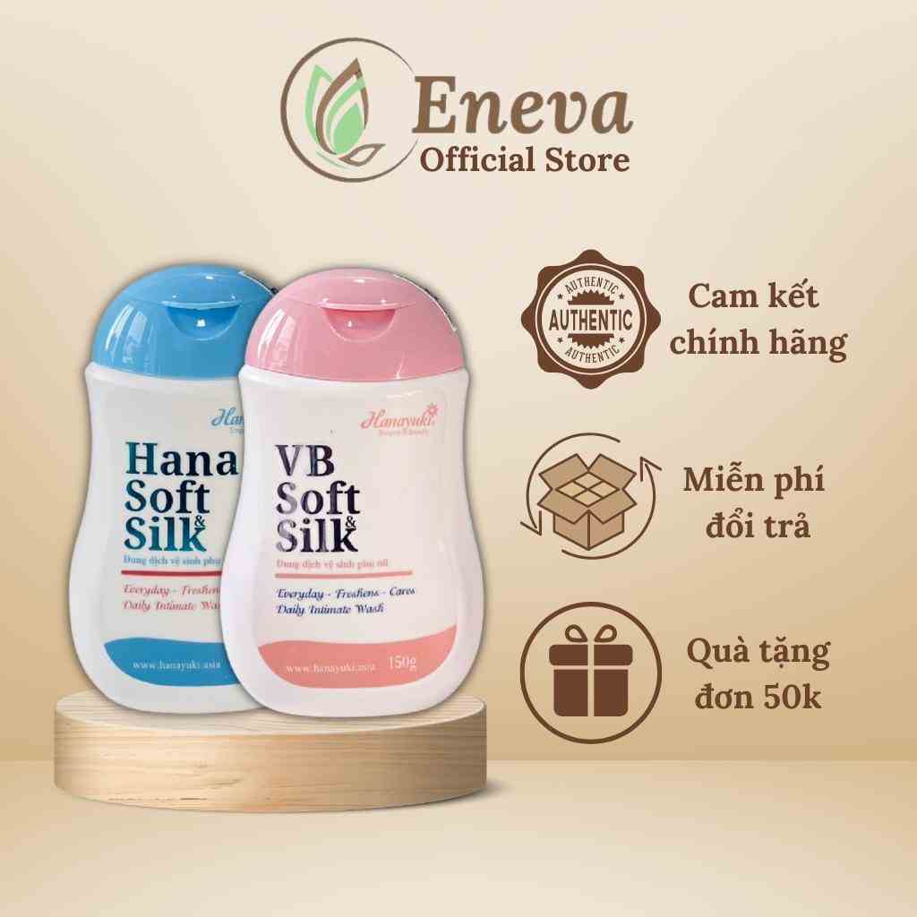 Dung Dịch Vệ Sinh Phụ Nữ Hana Soft Silk Chính Hãng - Hanayuki Chính Hãng Giúp Khử Mùi Vùng Kín 150g