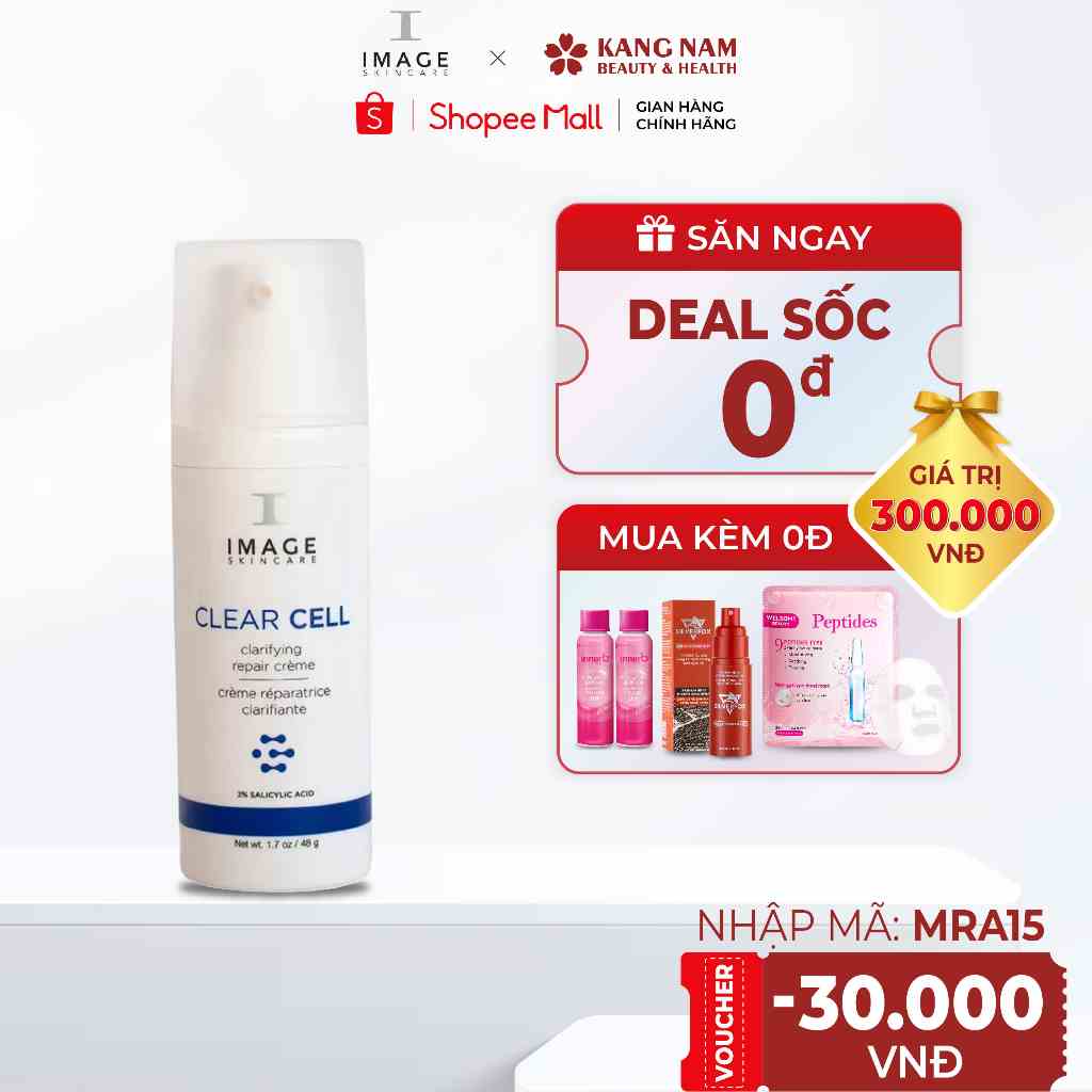 Kem Kiểm Soát Mụn Và Điều Tiết Nhờn Image Clear Cell Clarifying Repair Creme 48g