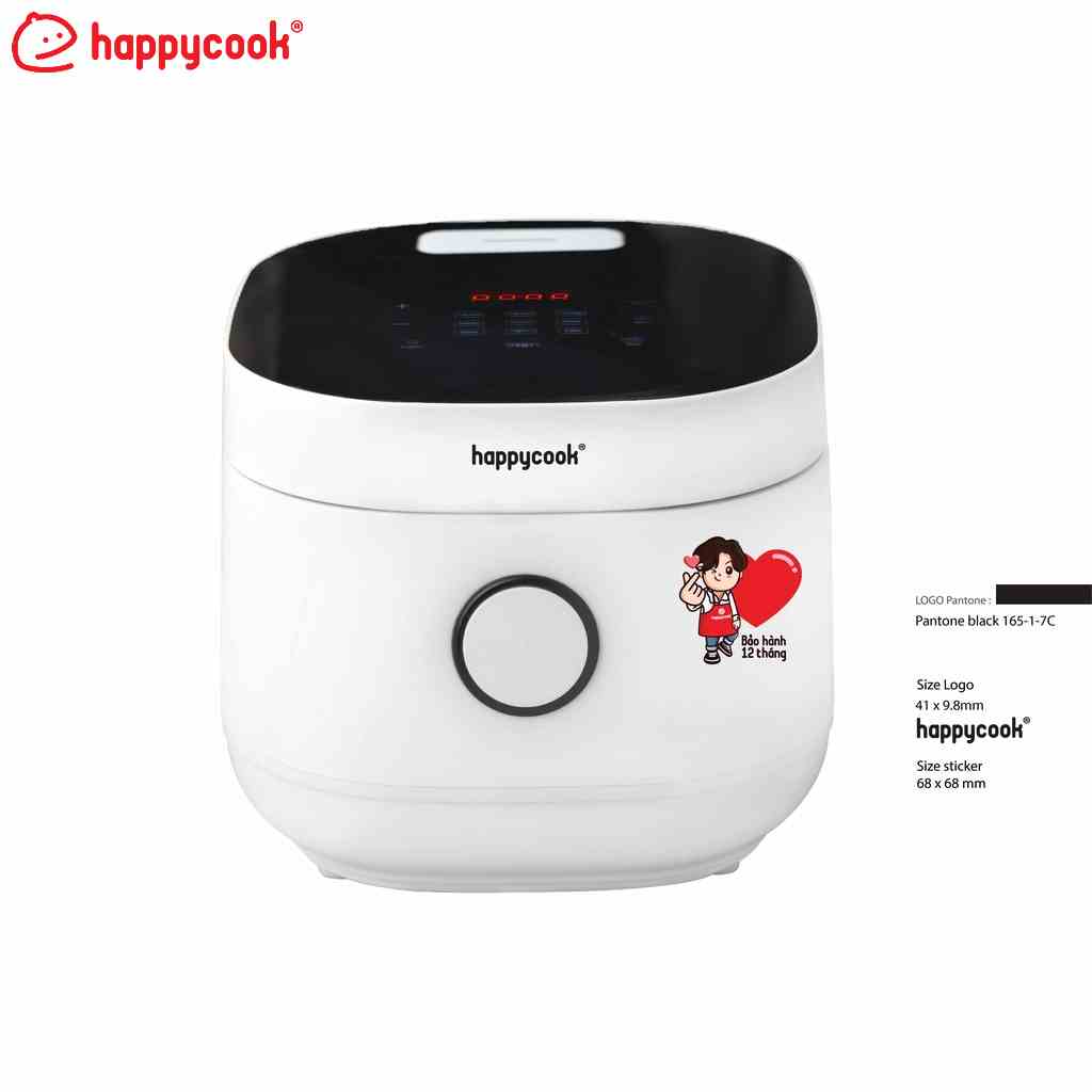 [Mã BMLTB200 giảm đến 100K đơn 499K] Nồi cơm điện tử Happy Cook 1.2L HDC-WNB120W