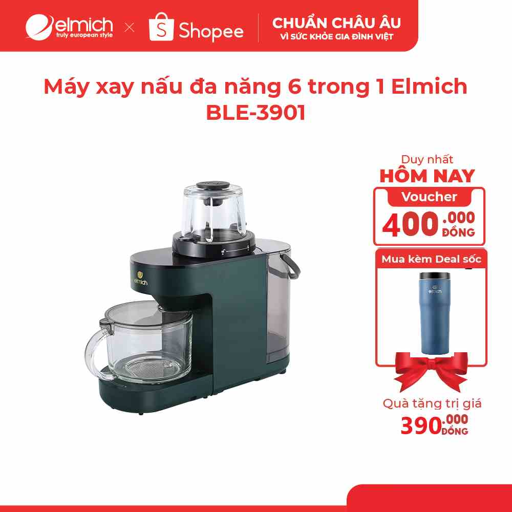 Máy xay nấu đa năng 6 trong 1 Elmich BLE-3901