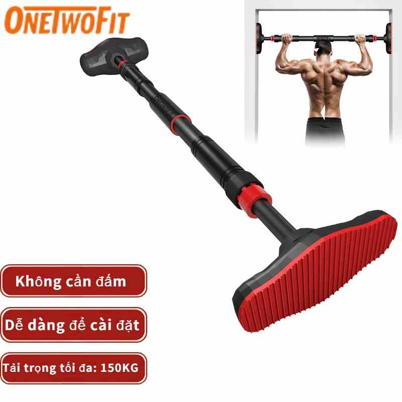 OneTwoFit Thanh xà đơn gắn cửa, xà đơn treo tường chịu lực 150kg