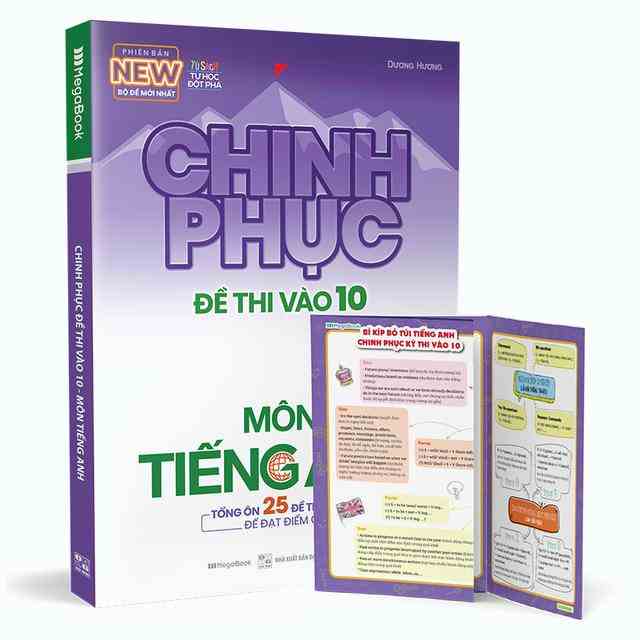 [Mã BMLTB200 giảm đến 100K đơn 499K] Sách Chinh phục đề thi vào 10 môn tiếng Anh (Tái bản) MEGATHCS9371