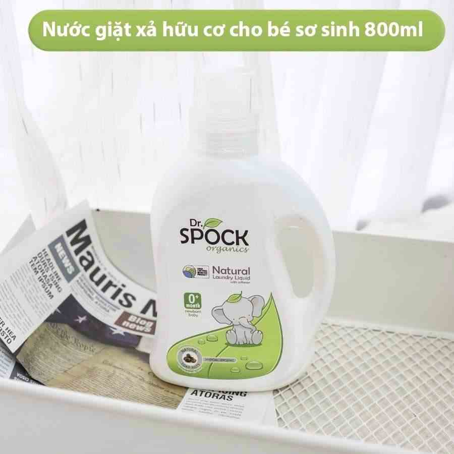 Nước giặt xả hữu cơ Dr. Spock Oraganic 0m (800ml / 2L / 3L)