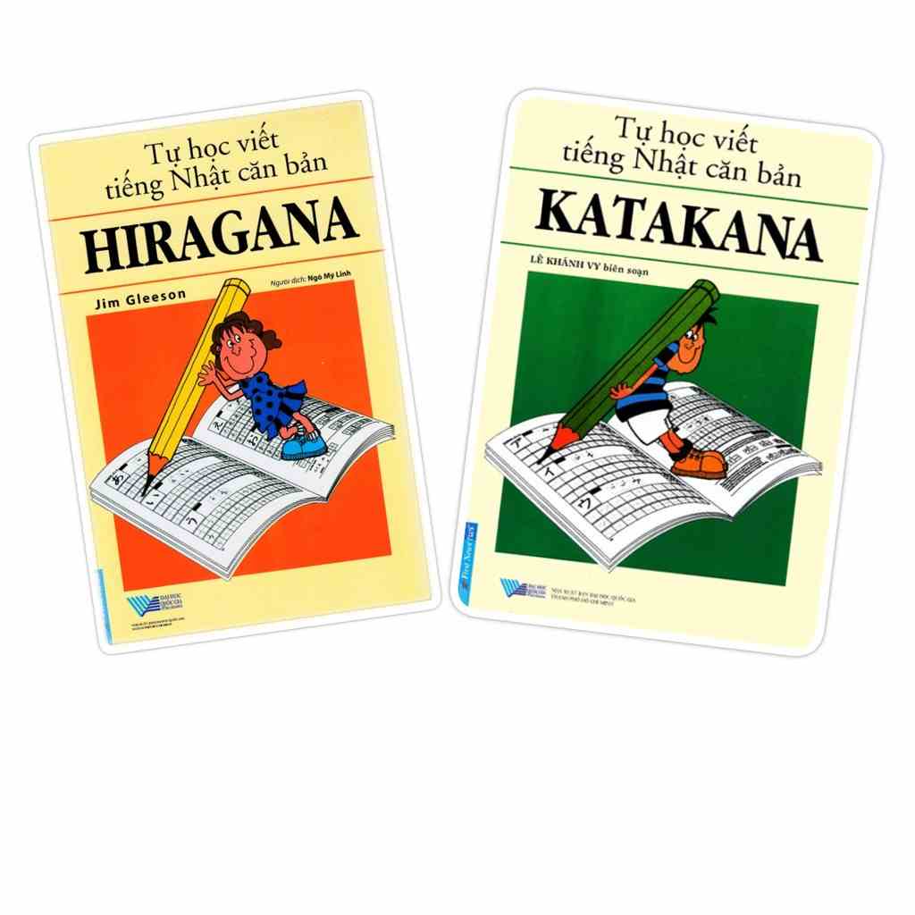 Sách> Tự Học Viết Tiếng Nhật Căn Bản Hiragana + Katakana (Combo/Tuỳ Chọn) (First News)