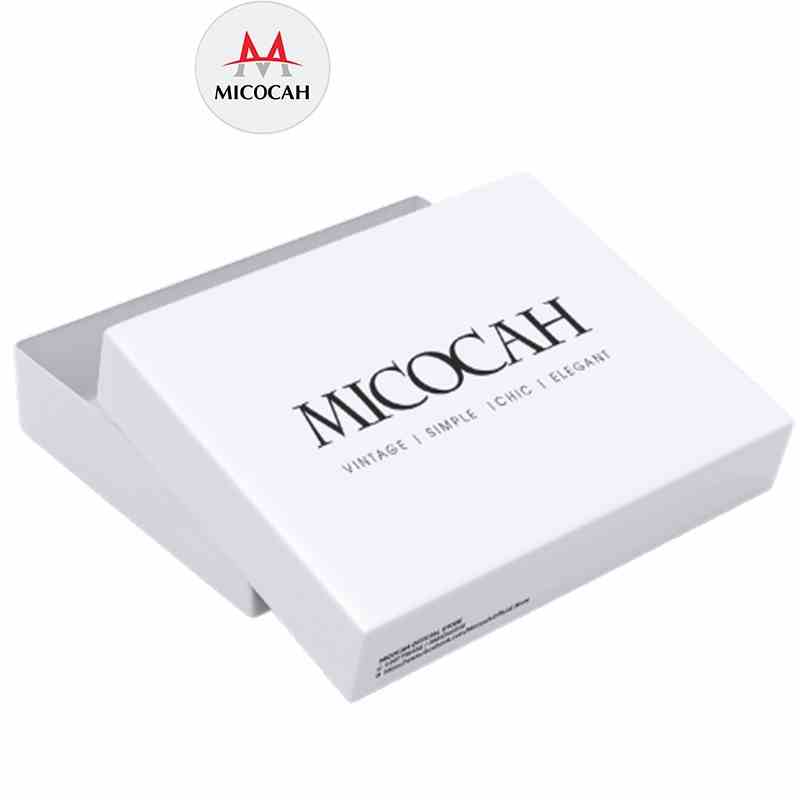 Hộp Quà Tặng MICOCAH Đựng Quà Sinh Nhật Chất Carton Lạnh Cao Cấp Màu Trắng Sang Trọng Giá Rẻ MC00