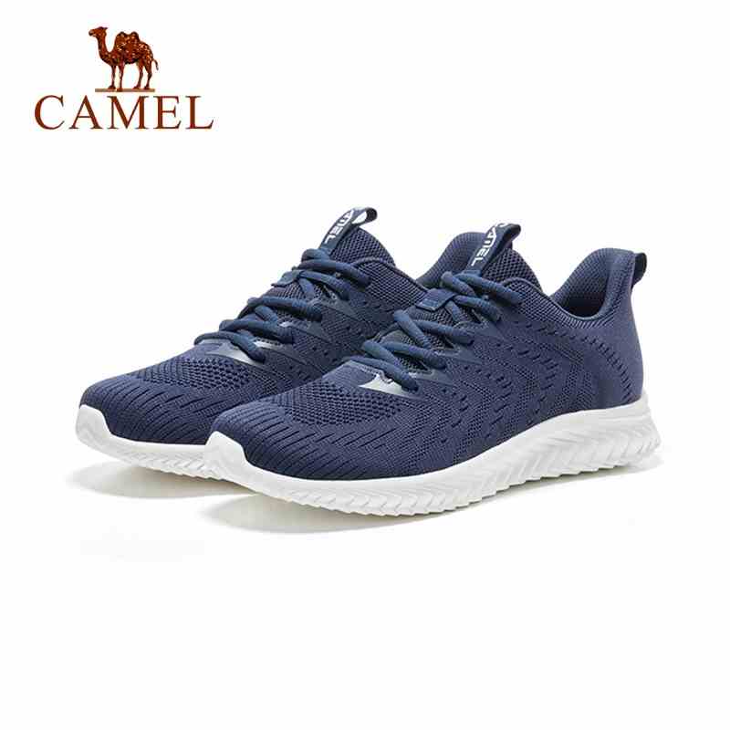 CAMEL Giày Thể Thao canvas Phối Lưới Thoáng Khí Thích Hợp Chạy Bộ Cho Nam