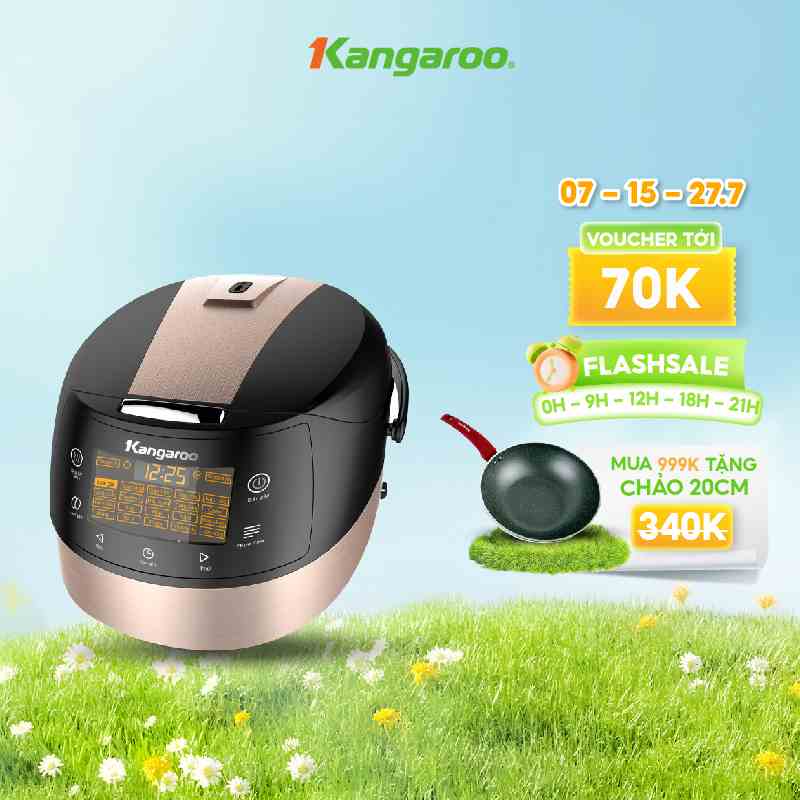 Nồi cơm điện tử 1.8L Kangaroo KG18DR8