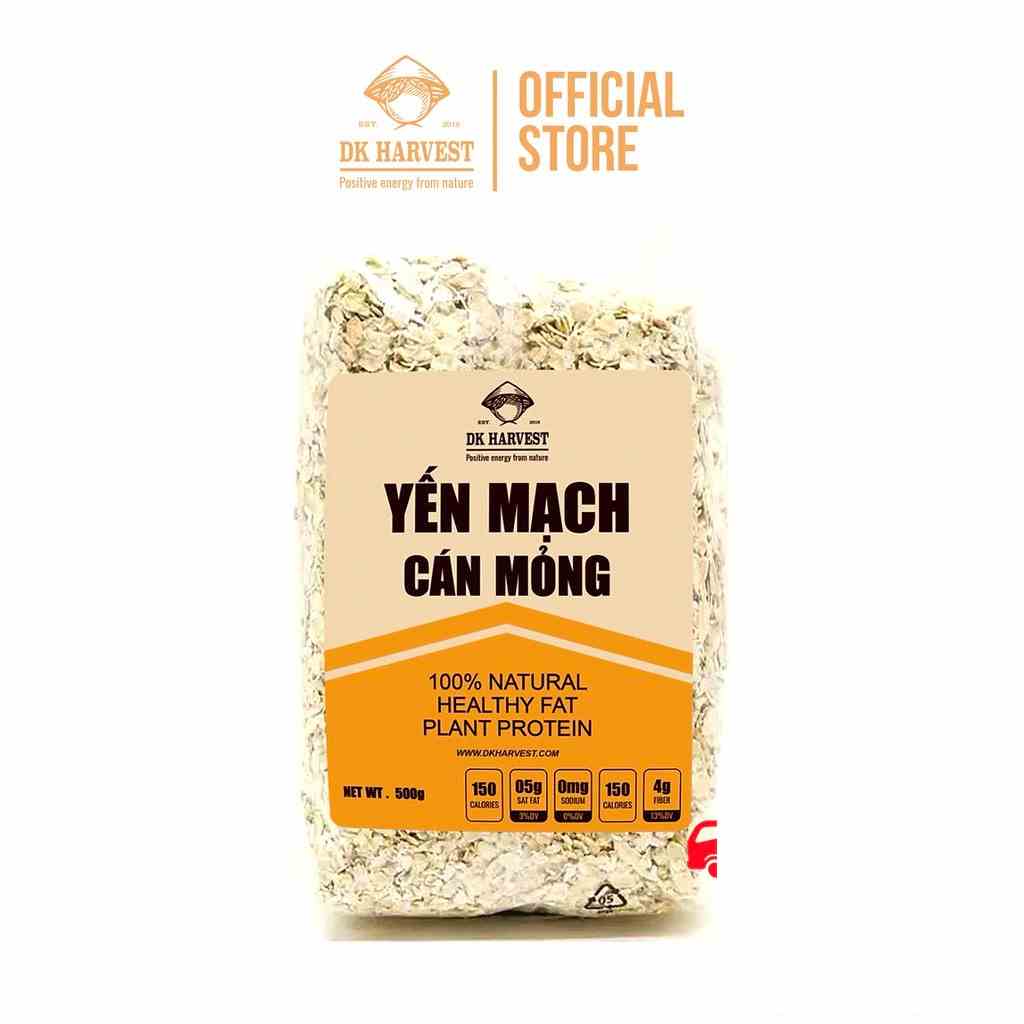 Yến Mạch Cán Dẹt (Cán Mỏng) DK Harvest Nhập Khẩu ÚC - ngũ cốc tác dụng giảm cân