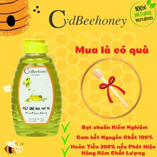 Mật Ong Hoa Bạc Hà Nguyên Chất, Tăng Cường Đề Kháng , Sức Khỏe, Làm Đẹp CvdBeehoney 500g