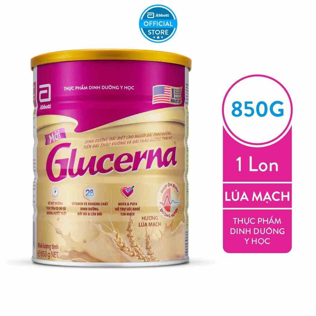 Glucerna Lúa mạch 850g