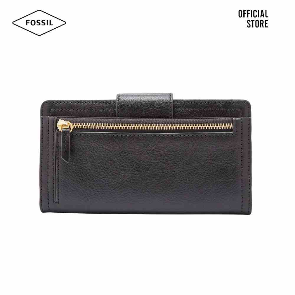 [Mã BMLTA35 giảm đến 35K đơn 99K] Ví da Fossil Logan Clutch SL7830001- đen