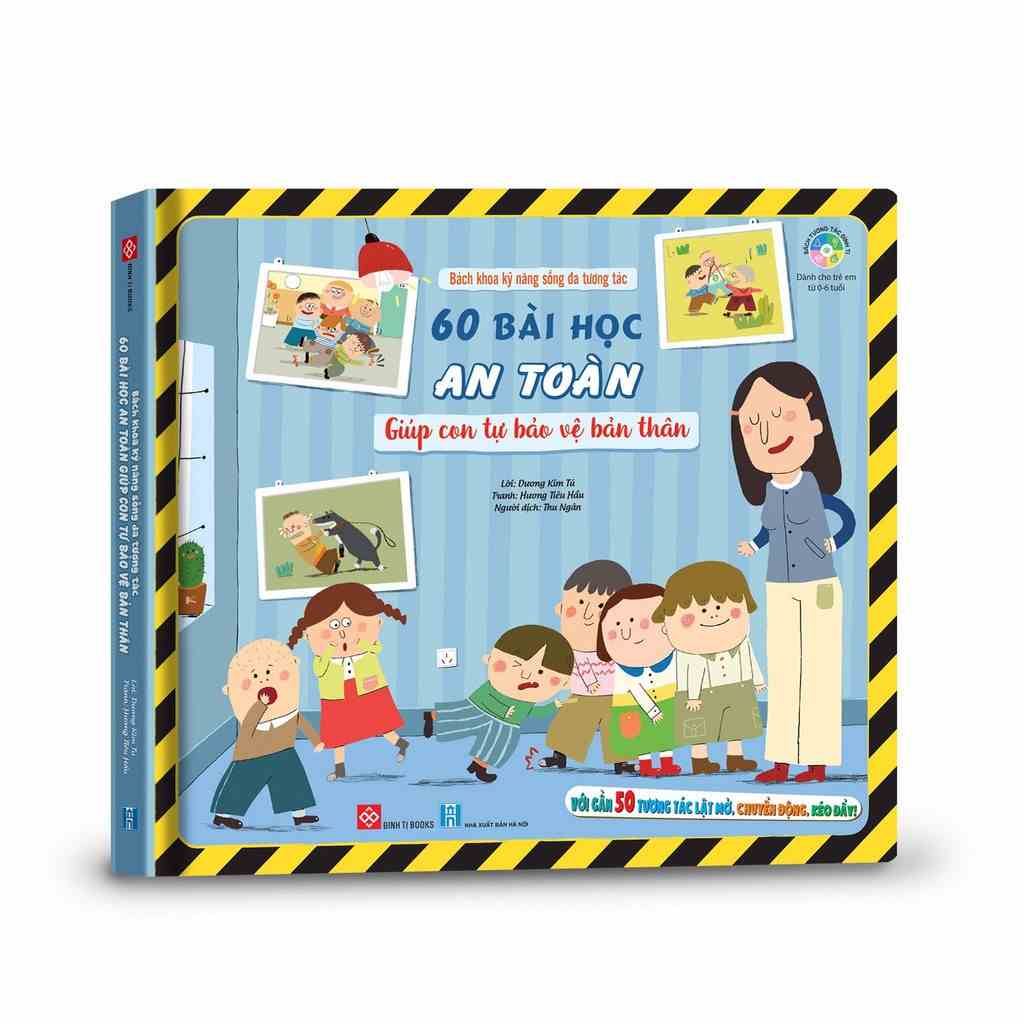 Sách - Bách khoa kỹ năng sống đa tương tác - 60 bài học an toàn giúp con tự bảo vệ bản thân