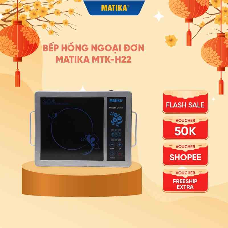 Bếp Hồng Ngoại Đơn MATIKA Công Suất 2000W MTK-H22