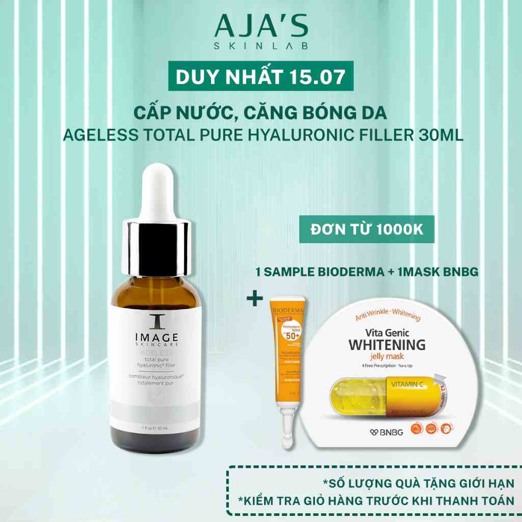 Tinh chất cấp nước 6 loại Hyaluronic Image Skincare Ageless Total Pure Hyaluronic Filler 30ml - AJAS SKINLAB