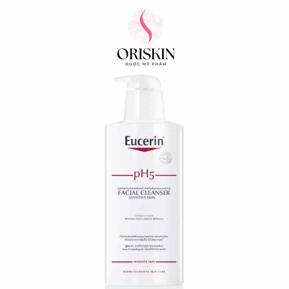 Eucerin - Sữa Rửa Mặt cho da nhạy cảm Eucerin PH5 Facial Cleanser Sensitive Skin