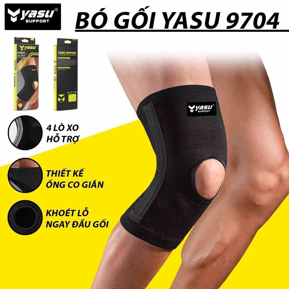 Băng gối bảo vệ có lò xo trợ lực kép Yasu 9704 (1 chiếc)