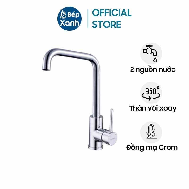 Vòi Rửa Chén Hafele HT21-CH1F220U 577.55.250 - Công Nghệ Mạ StarShine - Bảo Hành 2 Năm