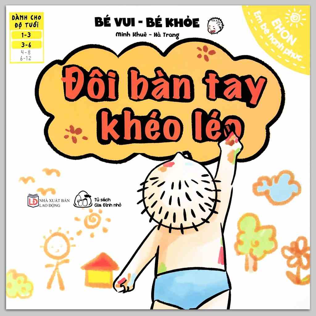 Sách - Ehon Bé Vui - Bé Khỏe (1-6 tuổi) - Đôi Bàn Tay Khéo Léo