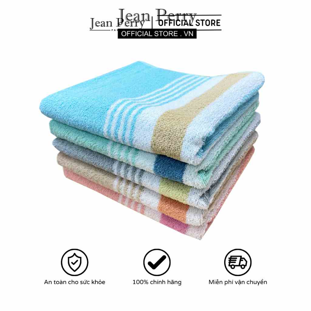 [Mã BMLTA35 giảm đến 35K đơn 99K] Khăn Tắm Cotton Jean Perry Toyoda Stripe 70x140cm