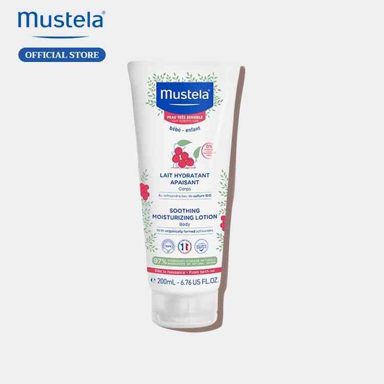 Sữa Dưỡng Da Toàn Thân Cho Trẻ Sơ Sinh & Em Bé Có Da Nhạy Cảm Mustela 200ml