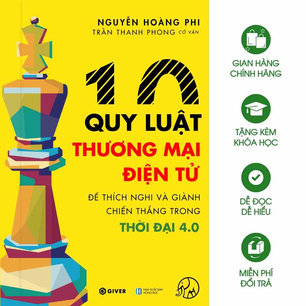 Sách - 10 Quy Luật Thương Mại Điện Tử - Bộ Sách Trên Lưng Khổng Tượng - Kinh Doanh Online