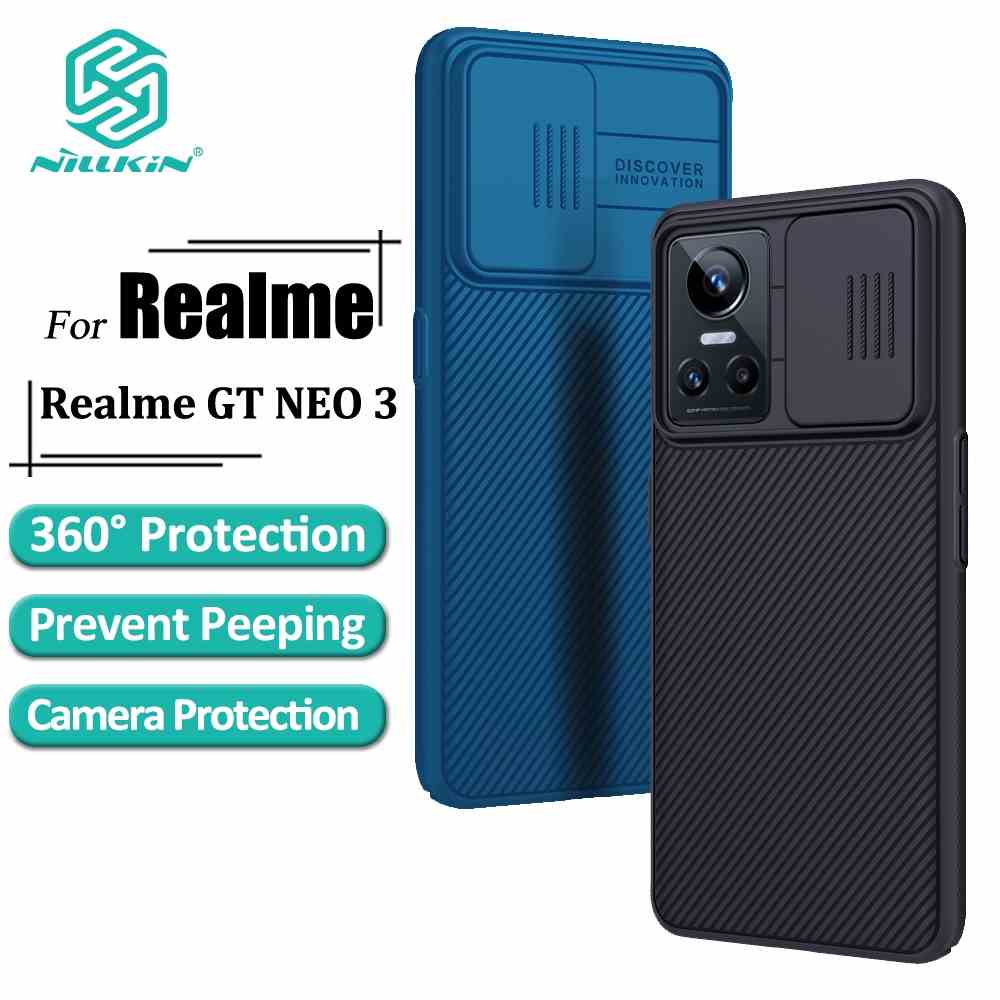 Ốp điện thoại NILLKIN bằng PC cứng chống sốc bảo vệ camera dành cho Realme GT Neo 3