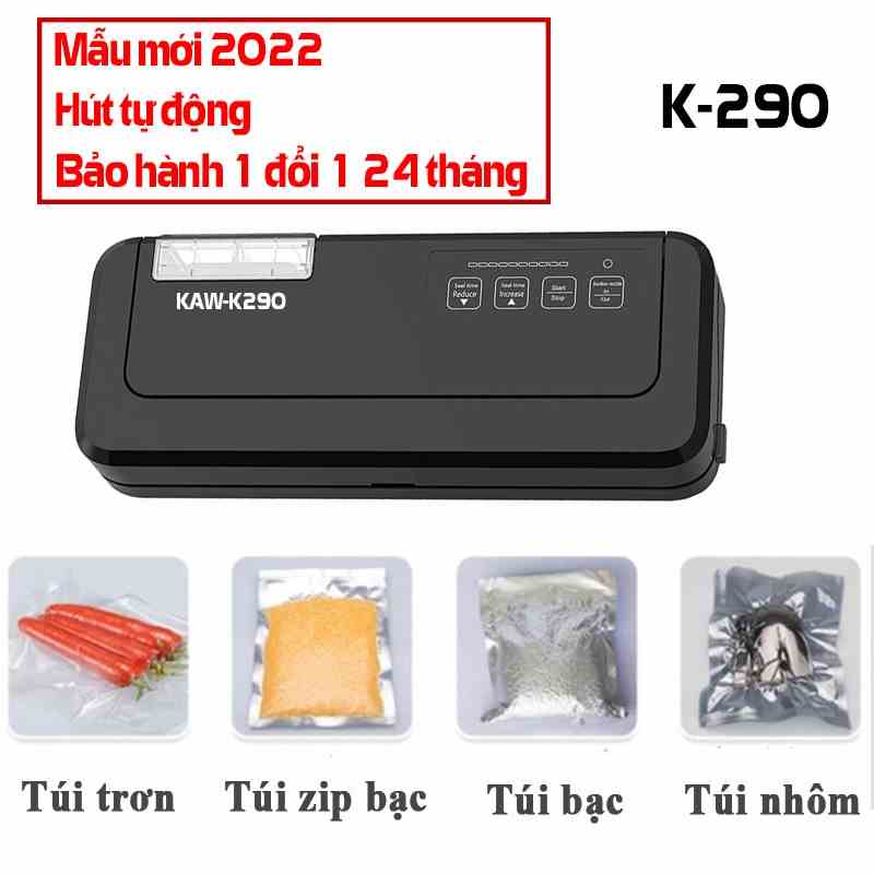 Máy hút chân không P290/P280, hàng chính hãng, hút mạnh, hàn túi tự động - Mẫu mới 2023, bảo hành 24 tháng